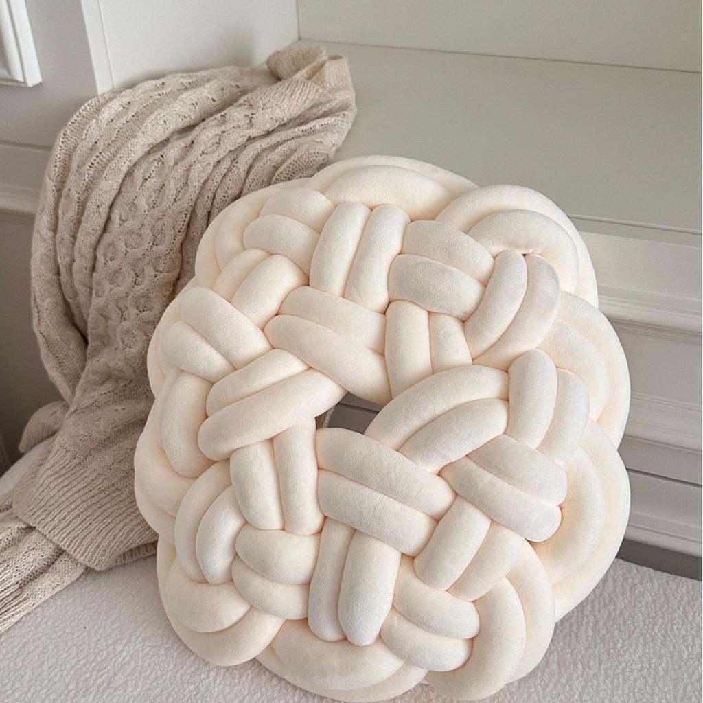 Nordic Soft Circle Cushion With Polyester Cover For Sofa Lounge Decor
