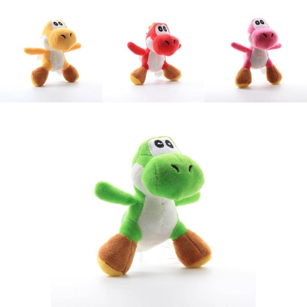 Porte-clés Peluche Yoshi Vert Super Mario Bros Jouet en Peluche Doux Pour Collectionneurs
