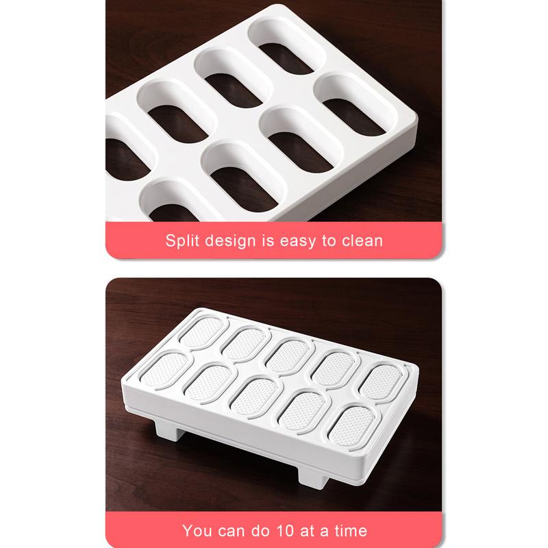 Sushi Form 10-teilig Musubi DIY Herstellung Onigiri Form Japanische Küche Form Küchenhelfer Für Schul-Picknick Bauernhaus Camping