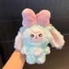 Cartoon Bunny Dress Up Doll Keychain Creative Cute Dolls Keychain Pendant Children Collection Toys Schoolbag Decoration Gifts