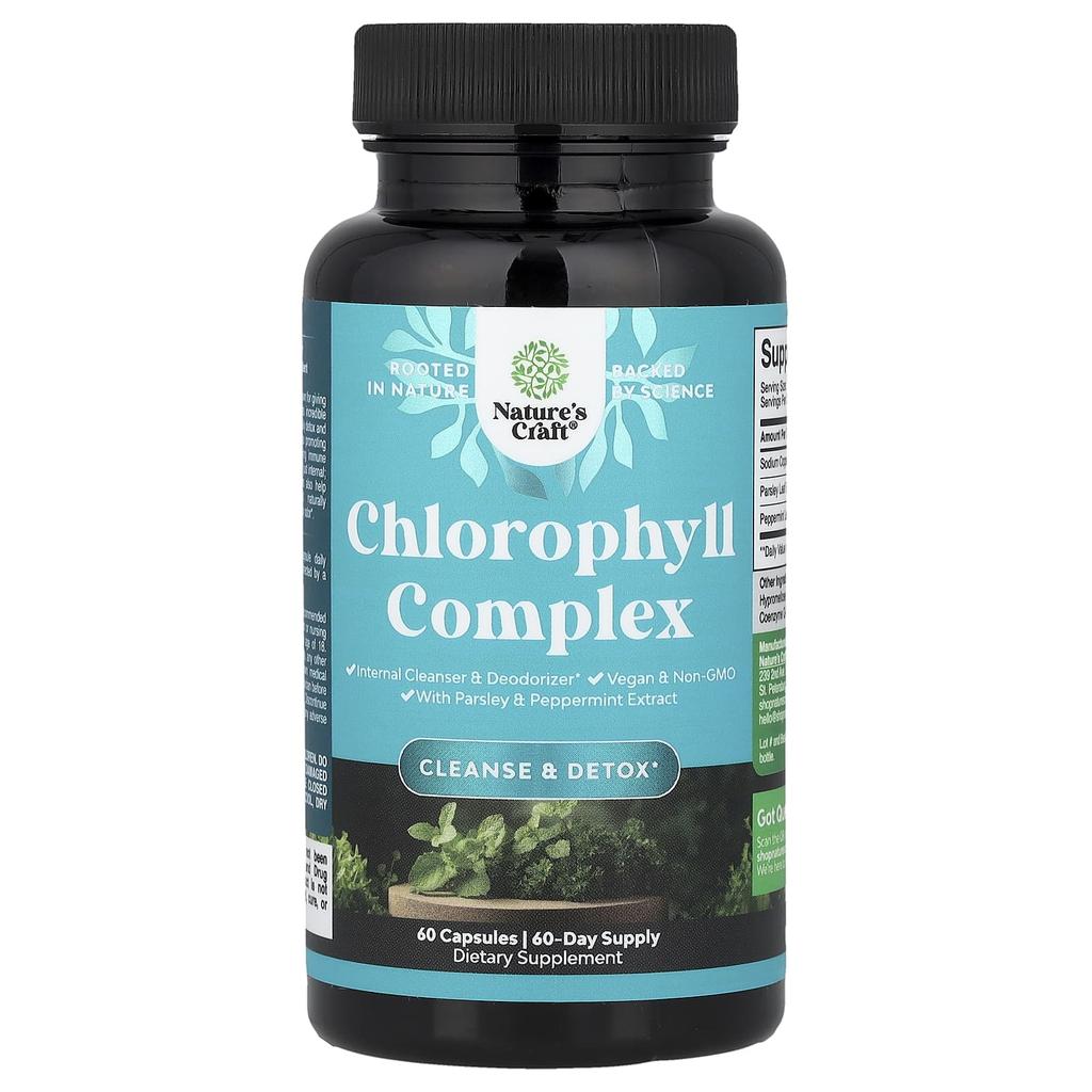 Nature's Craft Chlorophyll Complex, 60 Capsules