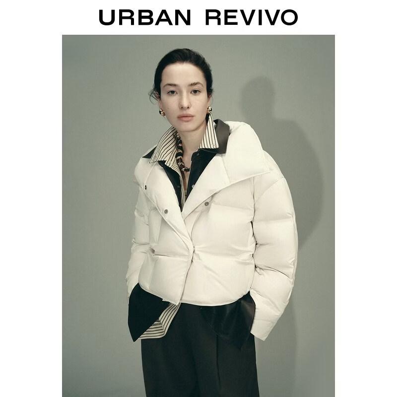 

UR Women s Stand Collar Quilted Down Jacket L
