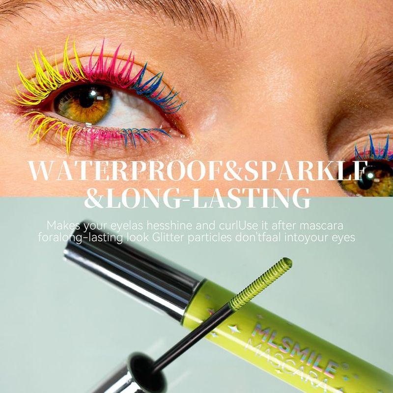 MLSMILE - Waterproof Glitter Mascara - 1-3
