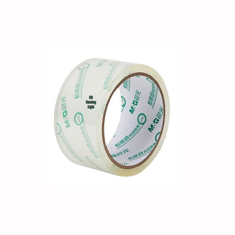 M&G Low Noise Transparent Packing Tape, 10 Rolls