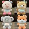 Koala Fox Bib Pig Bear Plush Toy Cartoon Stuffed Animal Kids Birthday Gifts