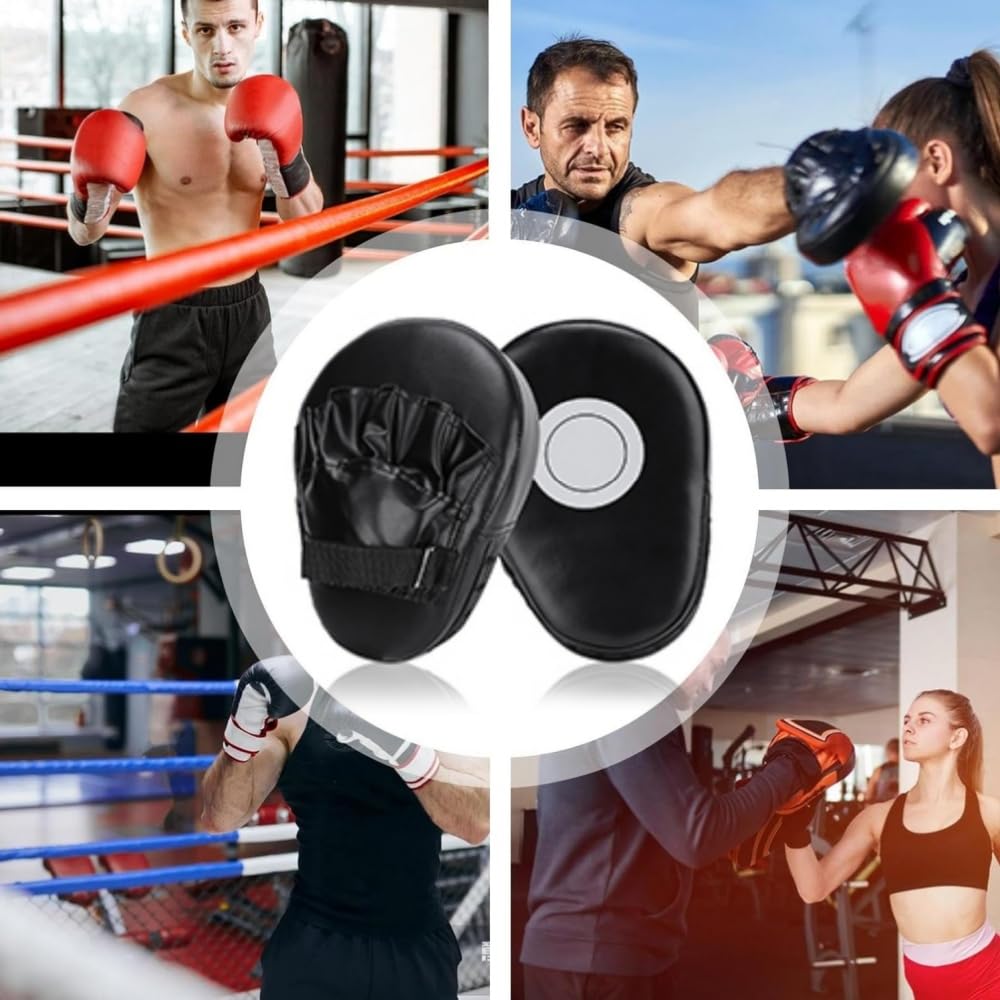 Fabselection Boxing Target Curved Thick Boxing Kick Punching Mitts for Adults and Muay and Karate Pads. Pads, Mitts, Equipment, Shields, Kids,