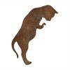 1 Pc Rustic Rusty Metal Cat Garden Statue Durable Freestanding Lawn Ornament Ideal for Mother's Day Gift Perfect for Garden & Patio, Garden Decoration