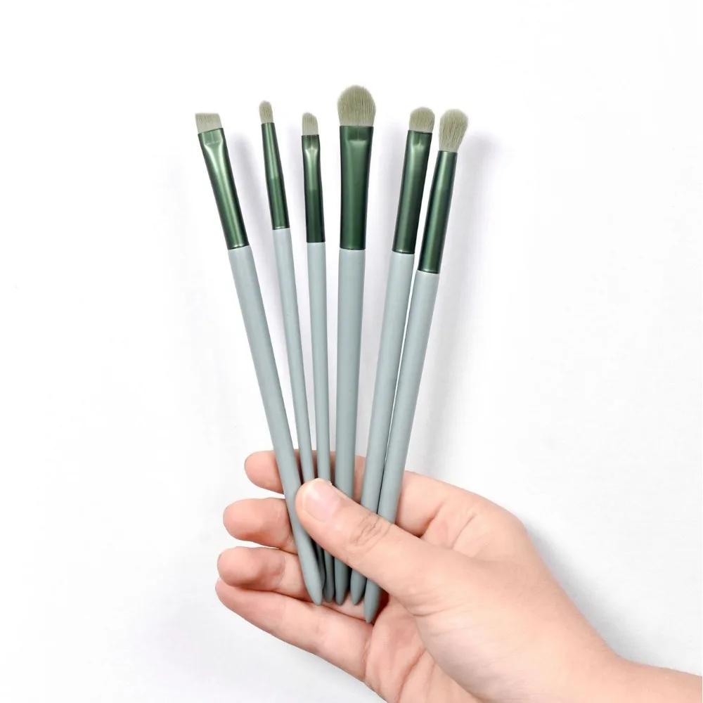 5PCS Makeup Brushes Set Eye Shadow Foundation Women Cosmetic Brush Eyeshadow Blush Beauty Soft Make Up Tools Bag