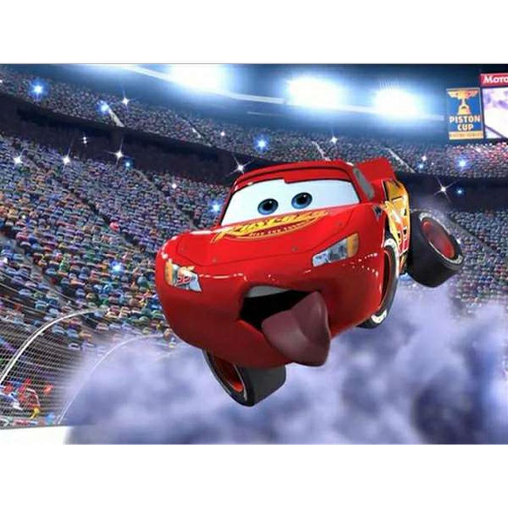 Disney Cartoon Car Crafts Kit Square Puzzle Artificial Diamond Painting 5d Art Mosaic Stitch Decor House Pixel Room Home Large