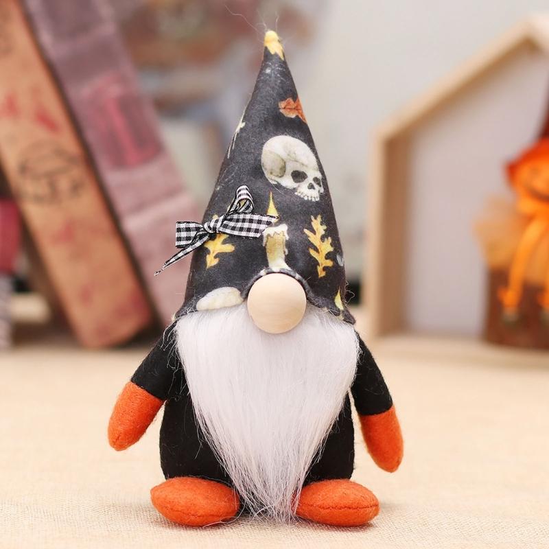 Dwarf Figure Ornament Cloth Dwarf Figurine Decoration for Mantels Window Shelves Display Holiday Party Decoration