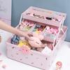Mehrzweck-Aufbewahrungsbox für Haarschmuck, gut organisiert und tragbar, tragbare Aufbewahrungsbox für Kopfseile