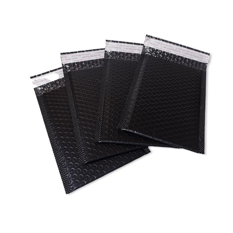 

Черный самоклеящийся пузырчатый конверт для одежды и упаковки 11*15+4cm 1300 pcs/box