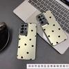 Applicable To Samsung Color Silver Case S24/S25ULTRA Black Love GalaxyS23/NOTE20 Mobile Phone Case