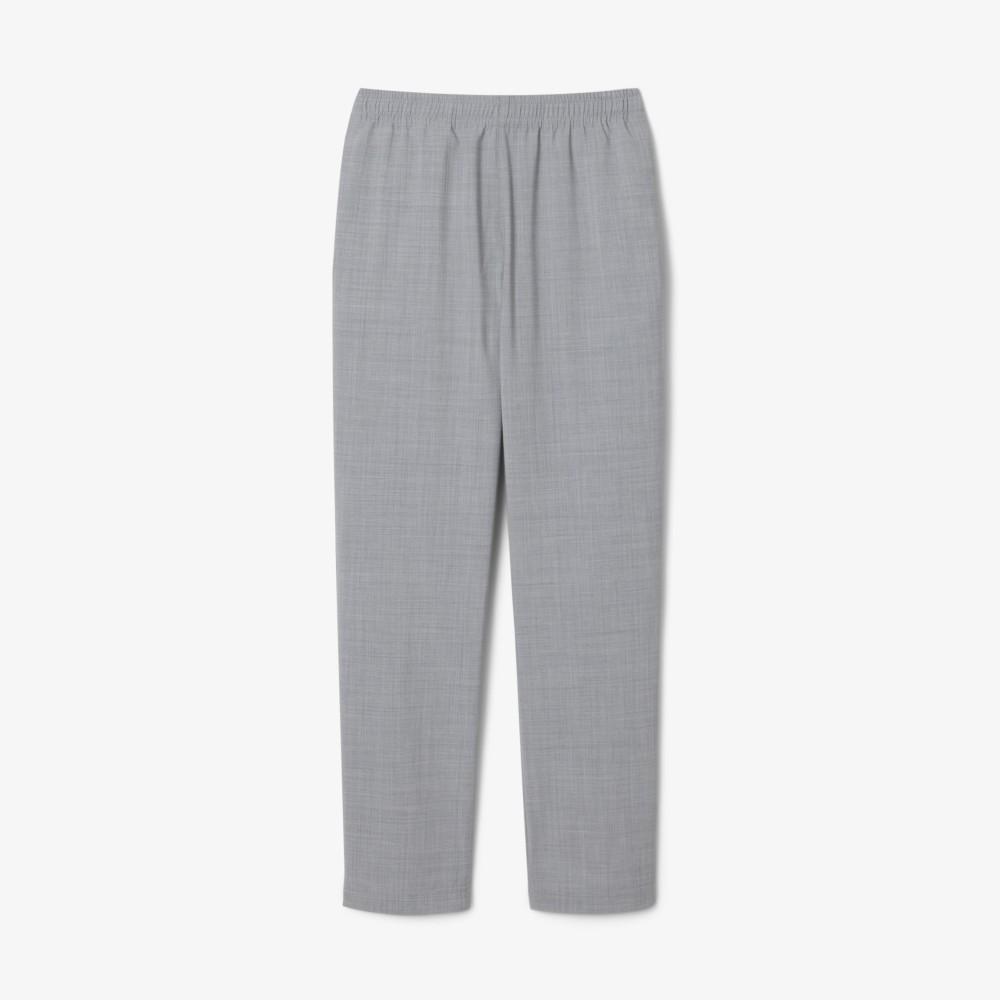 Lacoste Men's Wool Blend Flannel Jogger Pants HH9224-56GACZ