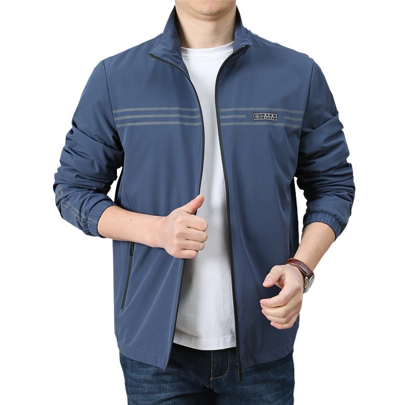 Men's Stretch Casual Solid Color Autumn Jacket, 2025 Trend