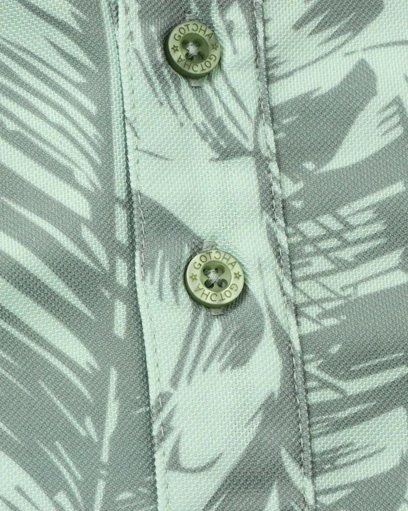Gatcha Golf Polo DRY Leaf XL Shirt, Print, 222GG1203, Green,