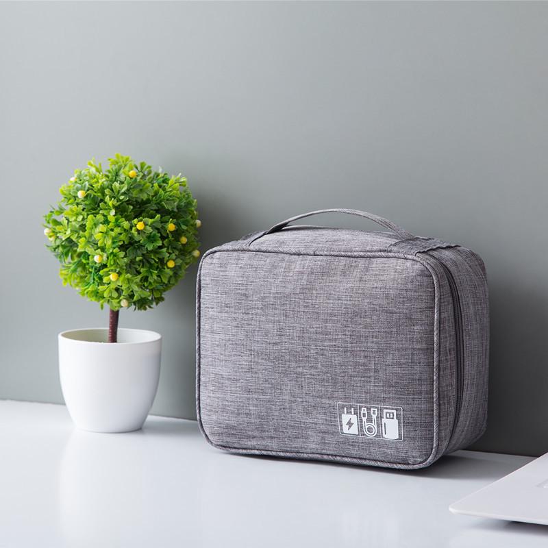 New Portable Data Cable and Digital Accessories Travel Bag