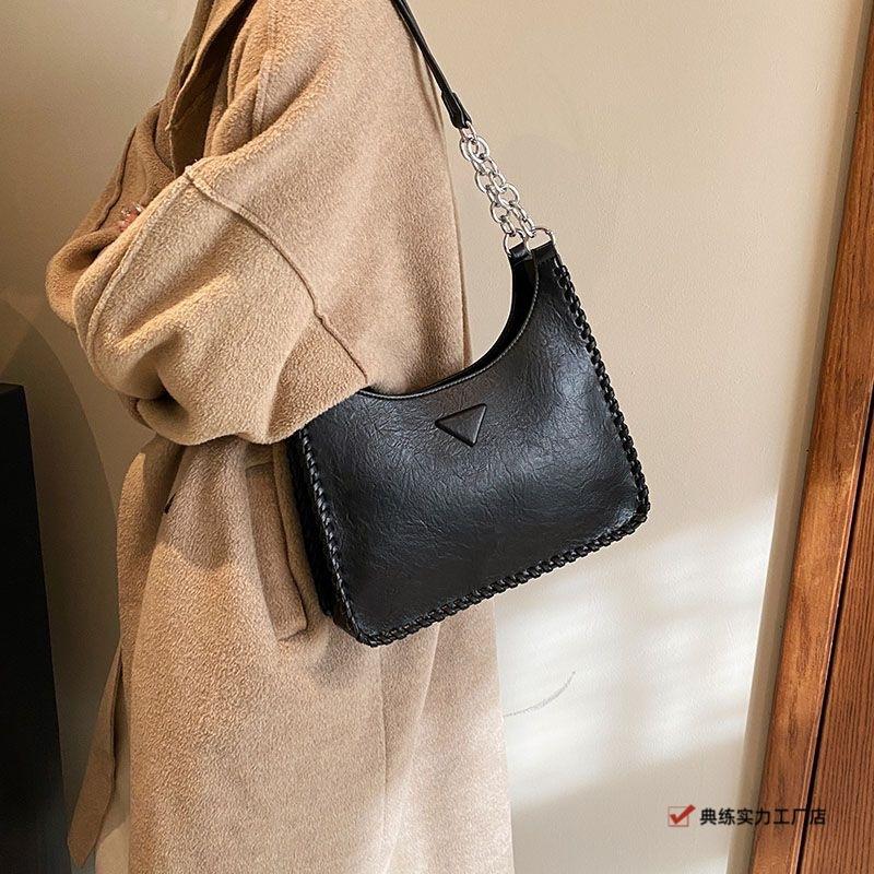 Premium popular niche large-capacity bag retro popular new underarm versatile chain shoulder bucket bag