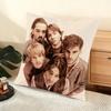 J-Joker O-Out Band Cushion Cover Soft Short Plush Pillow Cover Smooth Cozy Texture Aesthetic Cushion Case Home Decor