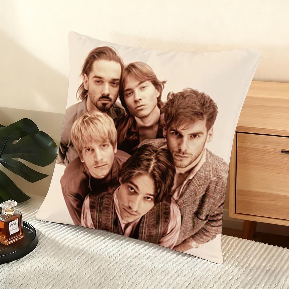 J-Joker O-Out Band Cushion Cover Soft Short Plush Pillow Cover Smooth Cozy Texture Aesthetic Cushion Case Home Decor