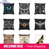 Bedroom Decor Modern Gothic Witch Mystic Witchcraft Cushion Sofa Square Pillowcase Mystical Moon Moth