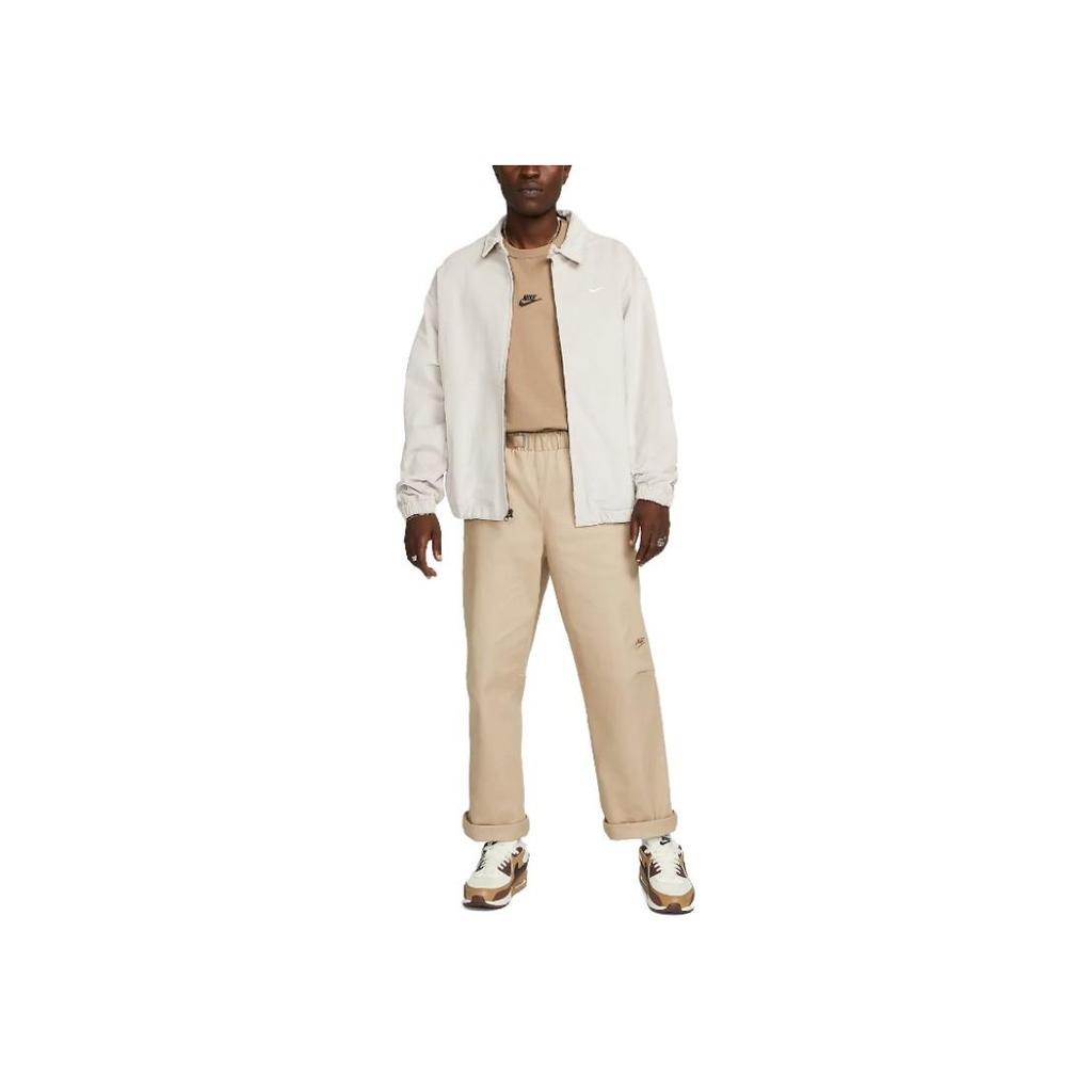 Nike Life Harrington Cord Jacket Beige Men Streetwear DX9070-012