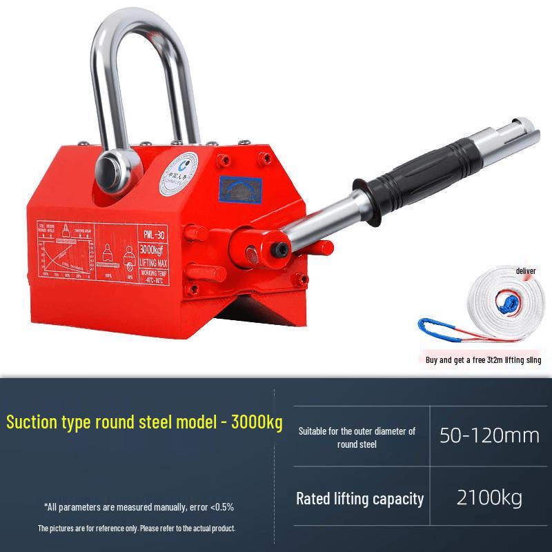 

Jun Ding Ying 3-Ton Magnetic Lifter with V-Groove