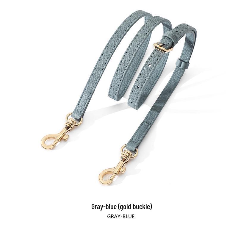 Mahuangshi Echtes Leder Litschi-Muster Taschenriemen A-74 - Dünner, langer Schulterriemen aus Rindsleder für Umhängetaschen, Einzelkauf.