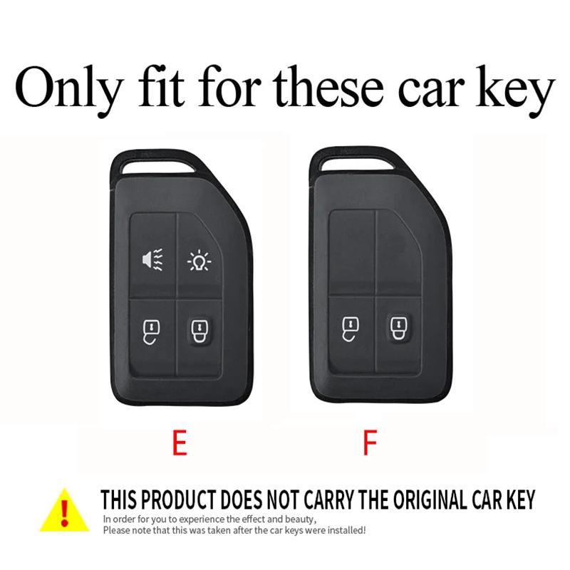 Luminous Car Key Case Full Cover Protector Shell Holder For Volvo FH16 RC FM EVRO 6 Fh CARGO 555 FM Heavy Truck Auto Accessories