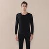 Womens Warm Thermal Underwear Set Soft Cashmere Silk Blend Fleece-Lined Long Sleeve Top Pants Cold Weather
