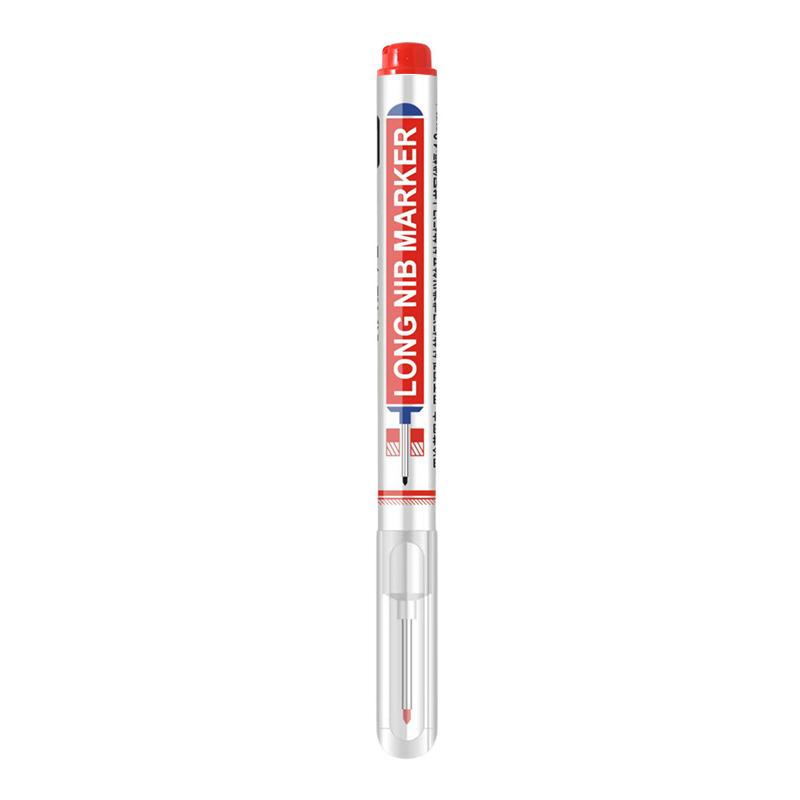 Long Needle 20mm Marker Pen for Deep Hole Marking Screw On Metal Bathroom Woodworking Tile Construction Projects