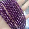 Jewelry Natural Crystal Bracelet Women'S 7A Grade Positive Purple Ice Body Brazilian Purple Teeth Black Bracelet Three Circles Rich Color