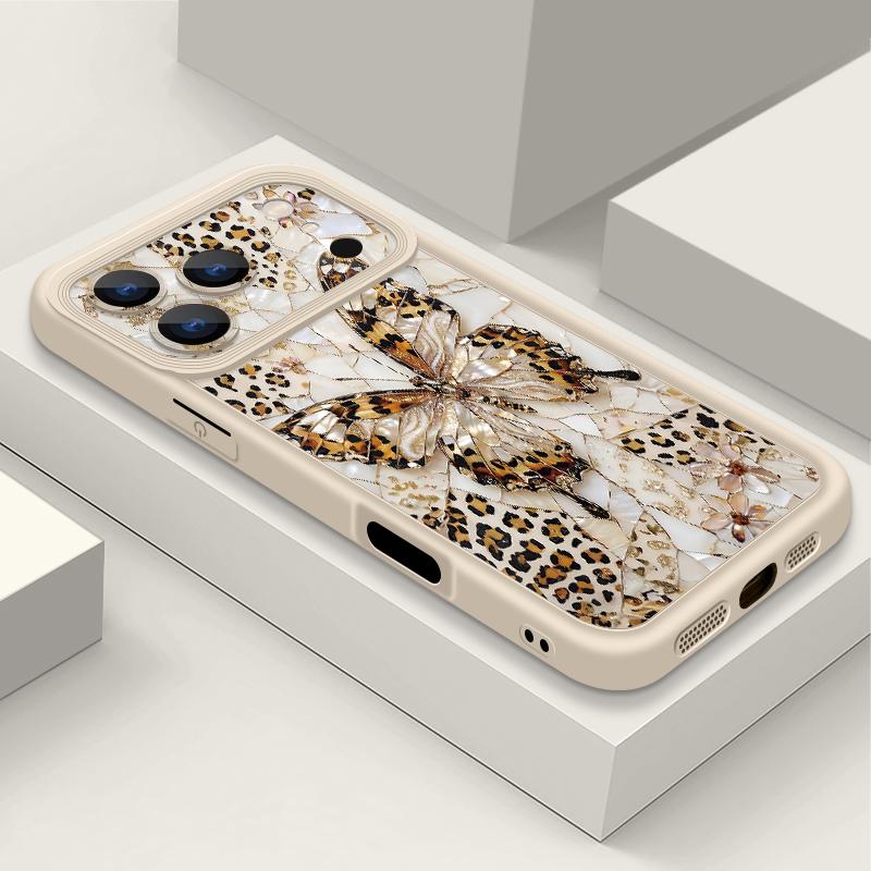 Butterfly Print Case For iPhone 17 Pro Max Case iPhone 16 15 14 13 Pro Max 11 17e 16e Shockproof Bumper Soft Silicone Phone Cover Cases