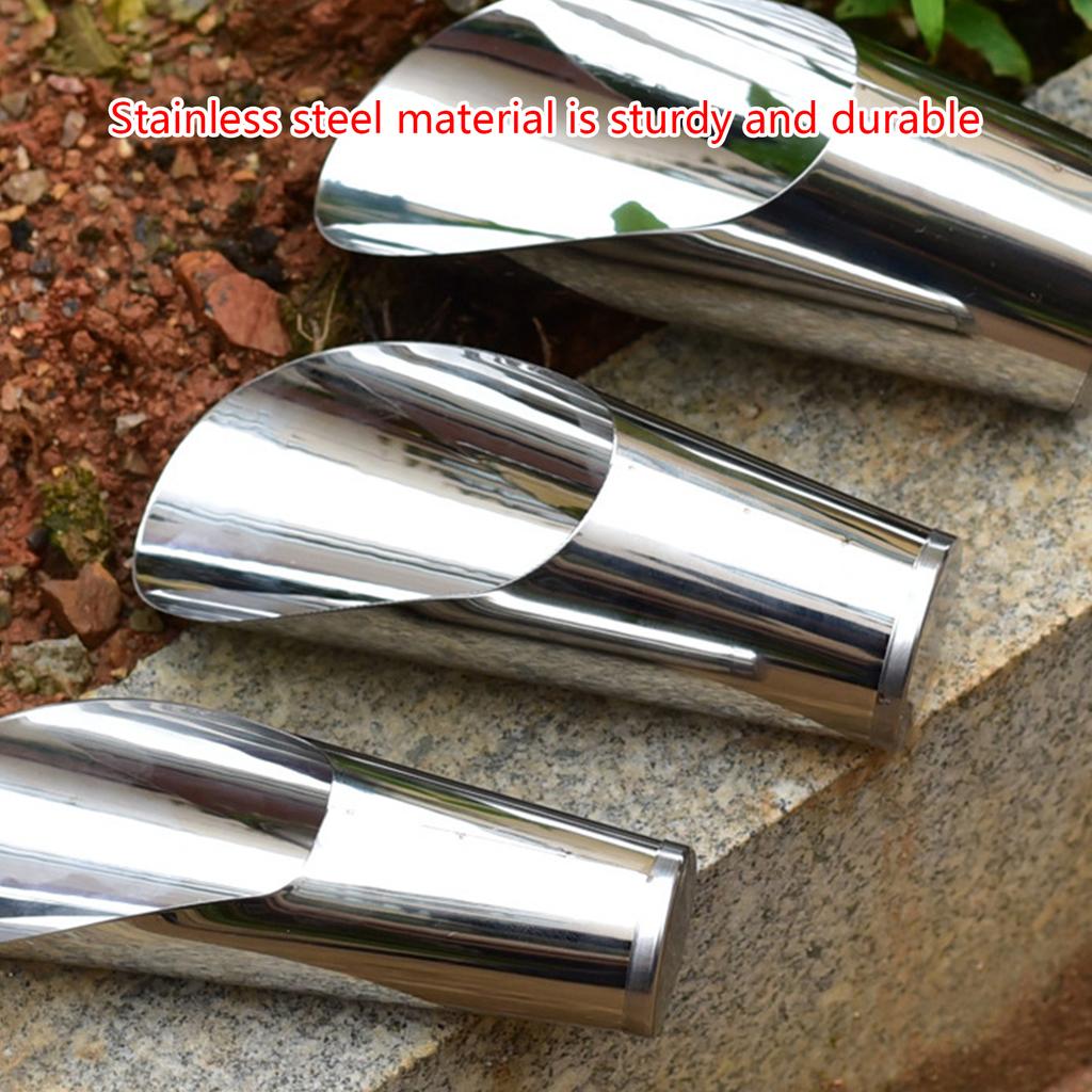 Stainless Steel Bucket Shovel Cultivation Bucket Succulent DIY Potted Bonsais Plant Dig Soil Household Helper Garden