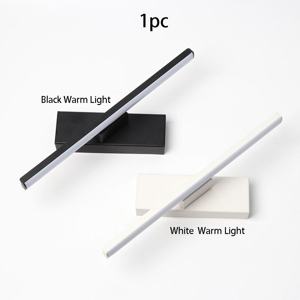 Tricolor Light Rotatable Mirror Lamp Adjustable Wall Sconces Lighting  Indoor Wall Lighting