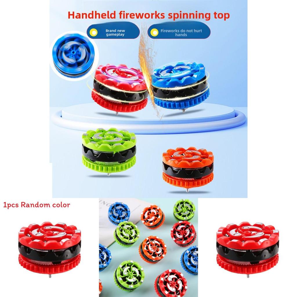 Creative Collision Luminous Plastic Gyroscope Children Toy For Kids And Collectors