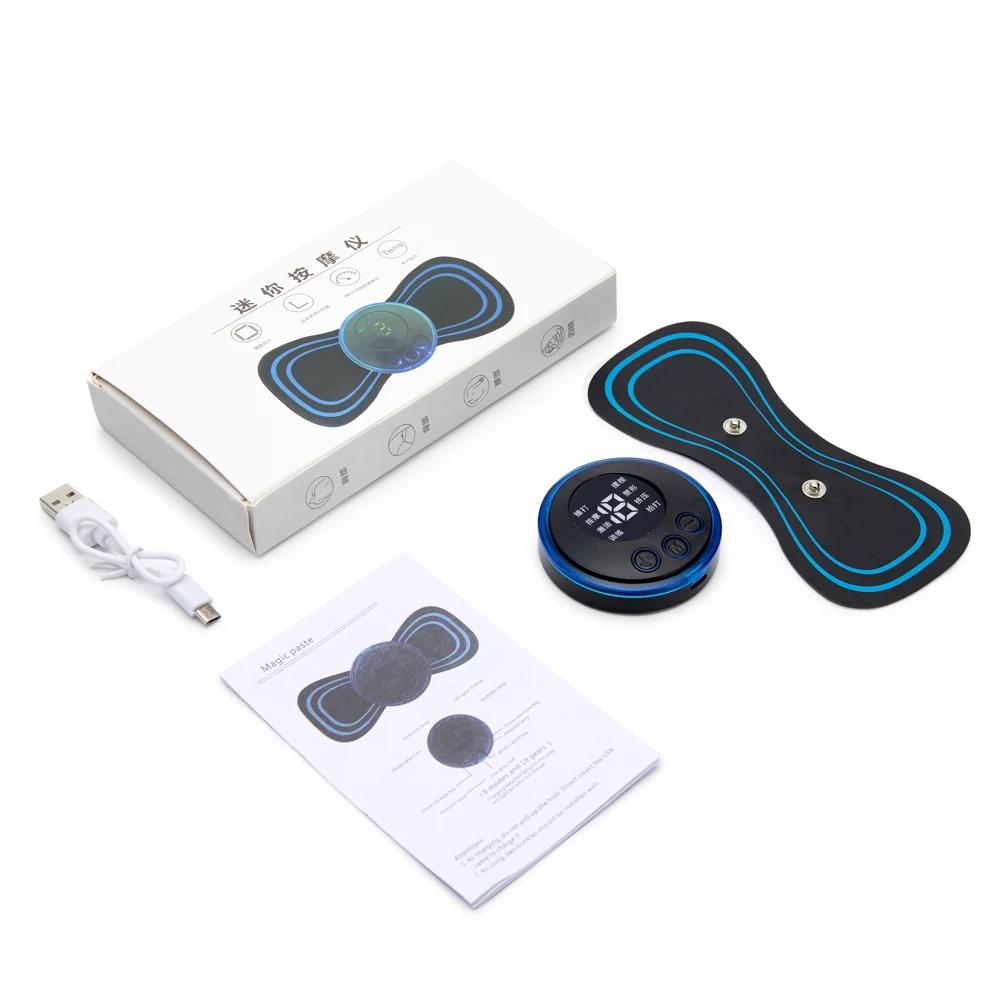 

Neck Massager Mini Electric Neck Massage EMS Cervical Back Vertebra Massage Patch 8 Modes 19 Gears Relieve Relax Muscle Fatigue