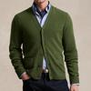 Polo Ralph Lauren FW24 Logo Wool Fashion Knit Sweater Men sweater Olive-Green MNPOSWE16822061-310