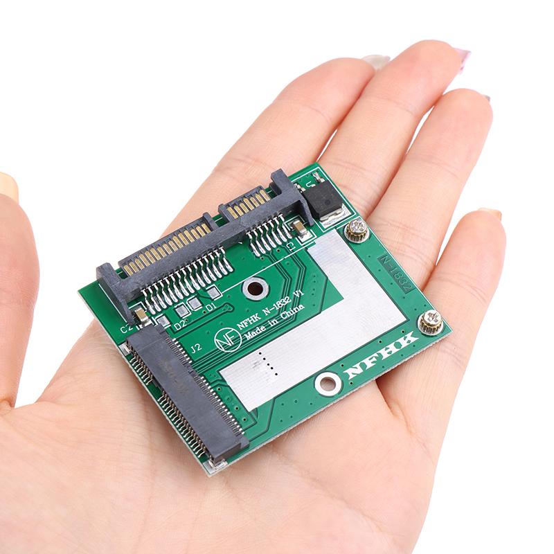 Msata Ssd To 2.5'' Sata 6.0Gps Adapter Converter Card Module Board Mini Pcie Ssd