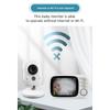 3.2 Inch Wireless Video Baby Monitor With Lullabies Auto Night Vision Two Way Intercom Temperature Monitoring Babysitter