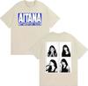 Singer Aitana Met Amorfosis Season Graphic Cover Tshirt Unisex Women Clothing Fashion Aesthetic T Shirts Loose Cotton T Shirt