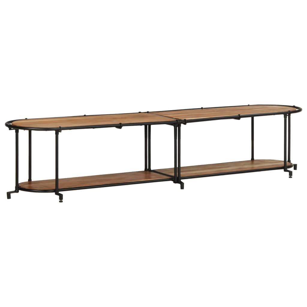 TV Stand 200 X 42 X 40 Cm Solid Acacia Wood