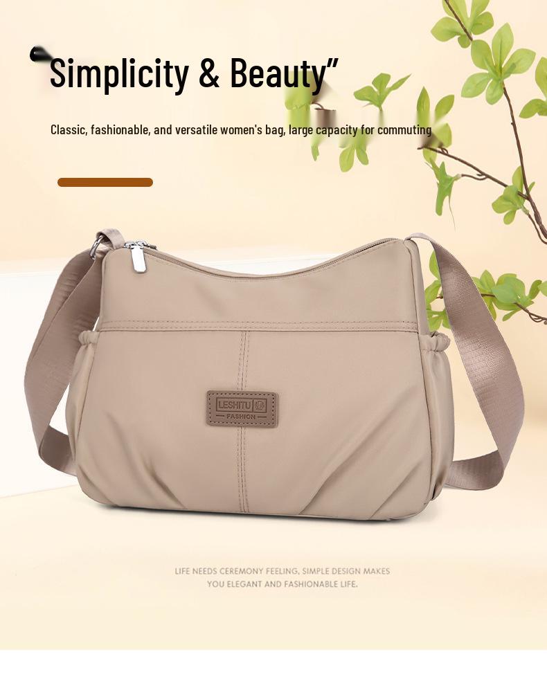 Women's Water-Repellent Wear-Resistant Crossbody Bag, Versatile Casual Fashion, Korean Style Trendy Shoulder Bag