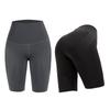 HARU10SORA Girdle Gym Butt Waist Tightening Women's Half-Length Spats, Wear, Yoga, Lifting, High-Waist Compression, (M, Black)