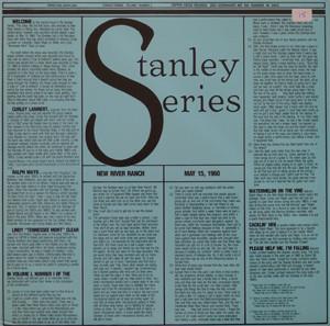 

LP Record STANLEY BROTHERS Stanley Series. Vol. 1 No. 2 CCSSV1N2 COPPER CREEK 1982 US CountryFolk Used