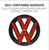 Für VOLKSWAGEN Volkswagen Frontgrill Emblem Heckklappen-Plakette Deckel Logo Für VW POLO GOLF 5 6 7 7.5 8 MK7 MK7.5 MK8 Scirocco