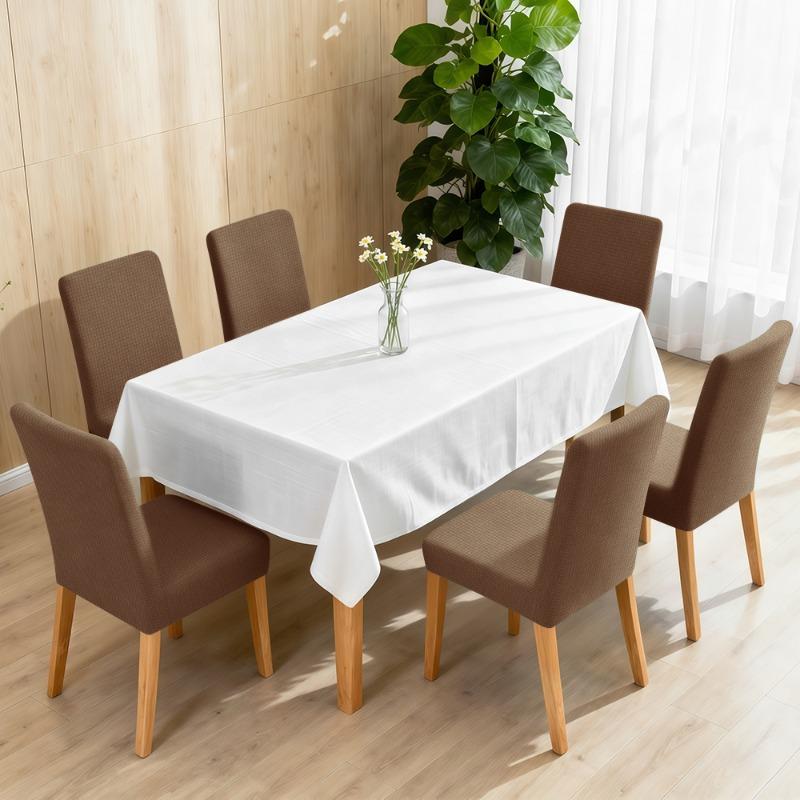 Elastic Stretch Chair Cover for Dining Room High Back & Universal High Elasticity Chair Cover Washable Spandex Chairs Slipcover