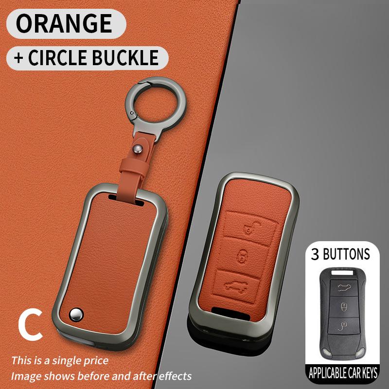 Kompatibilní sada krytů klíčů pro Porsche Cayenne 2006-2009 Sklápěcí dálkový ovladač