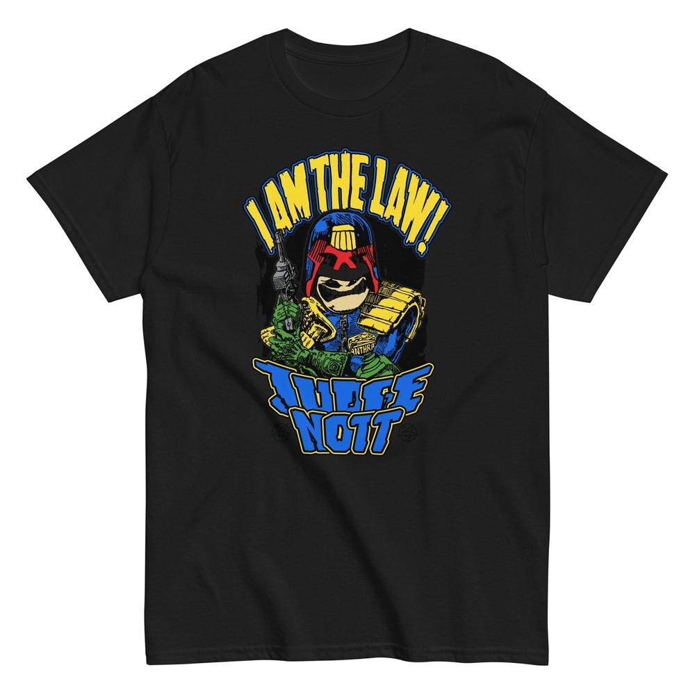 MerchMoment AnthraxI Am The Law T-Shirt T-Shirt Blk New Unisex T-Shirt L