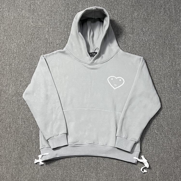 Carsicko Bluza i Spodnie Dresowe z Aksamitu w Kształcie Serca - Zimowy Modny Styl Hip Hop